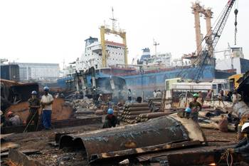 File Photo courtesy of the NGO Shipbreaking Platform
